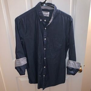 Express Navy Softwash Button Down